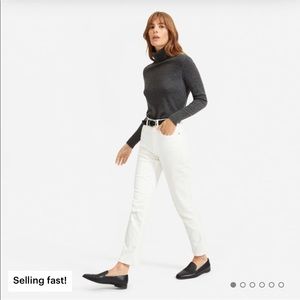 Everlane The Cheeky Straight Jean in Bone - sz28